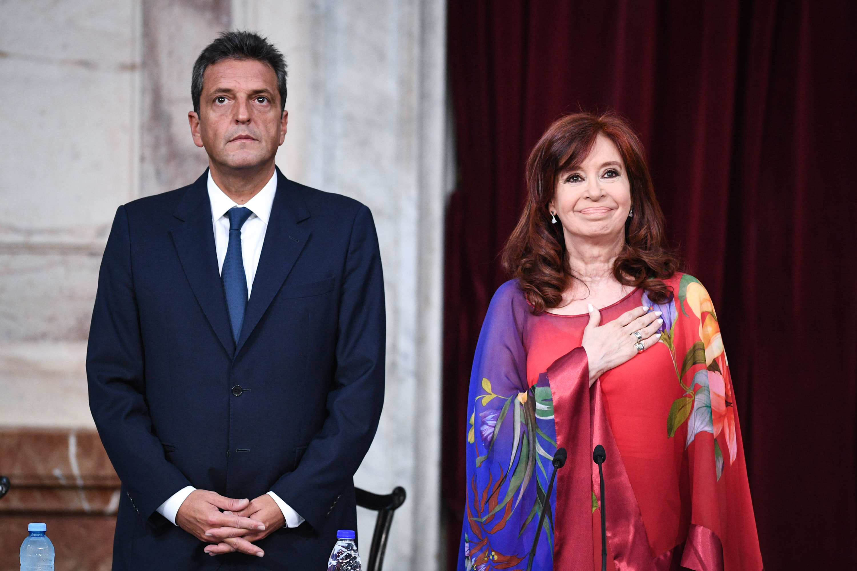 El presidente de la República Argentina, Alberto F