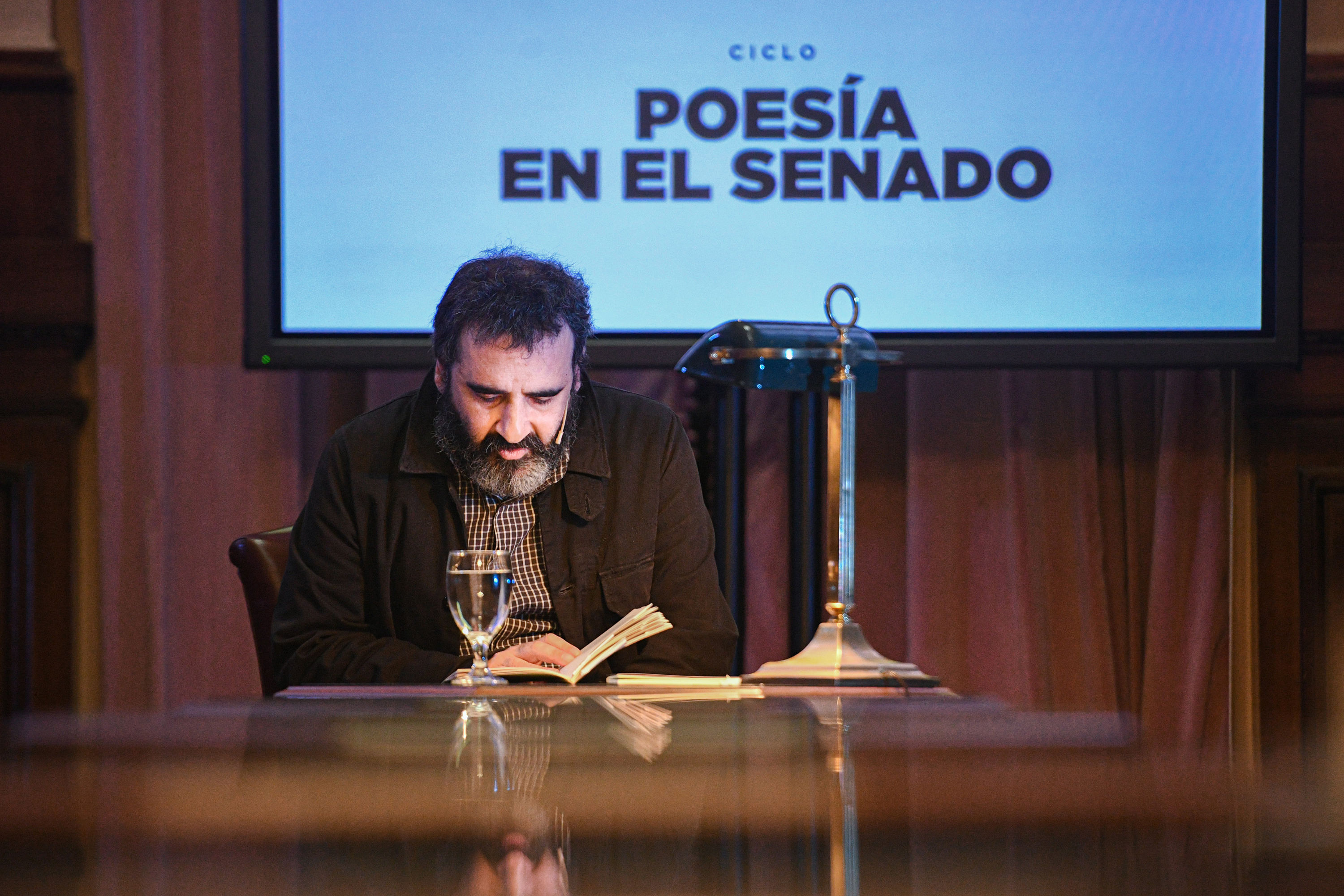 Ciclo "Poesía en el Senado" Foto: Gabriel Cano/ Co