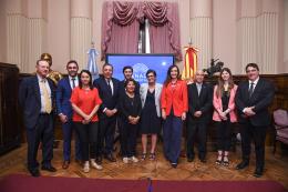 Reunión de la Presidente del Senado de la Nación con la embajadora de España 06/02/2024