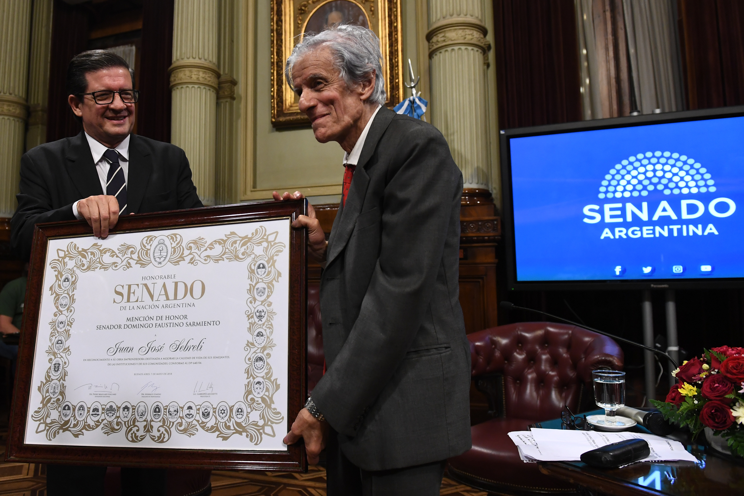 Premio Sarmiento al Sociólogo Juan Jose Sebreli