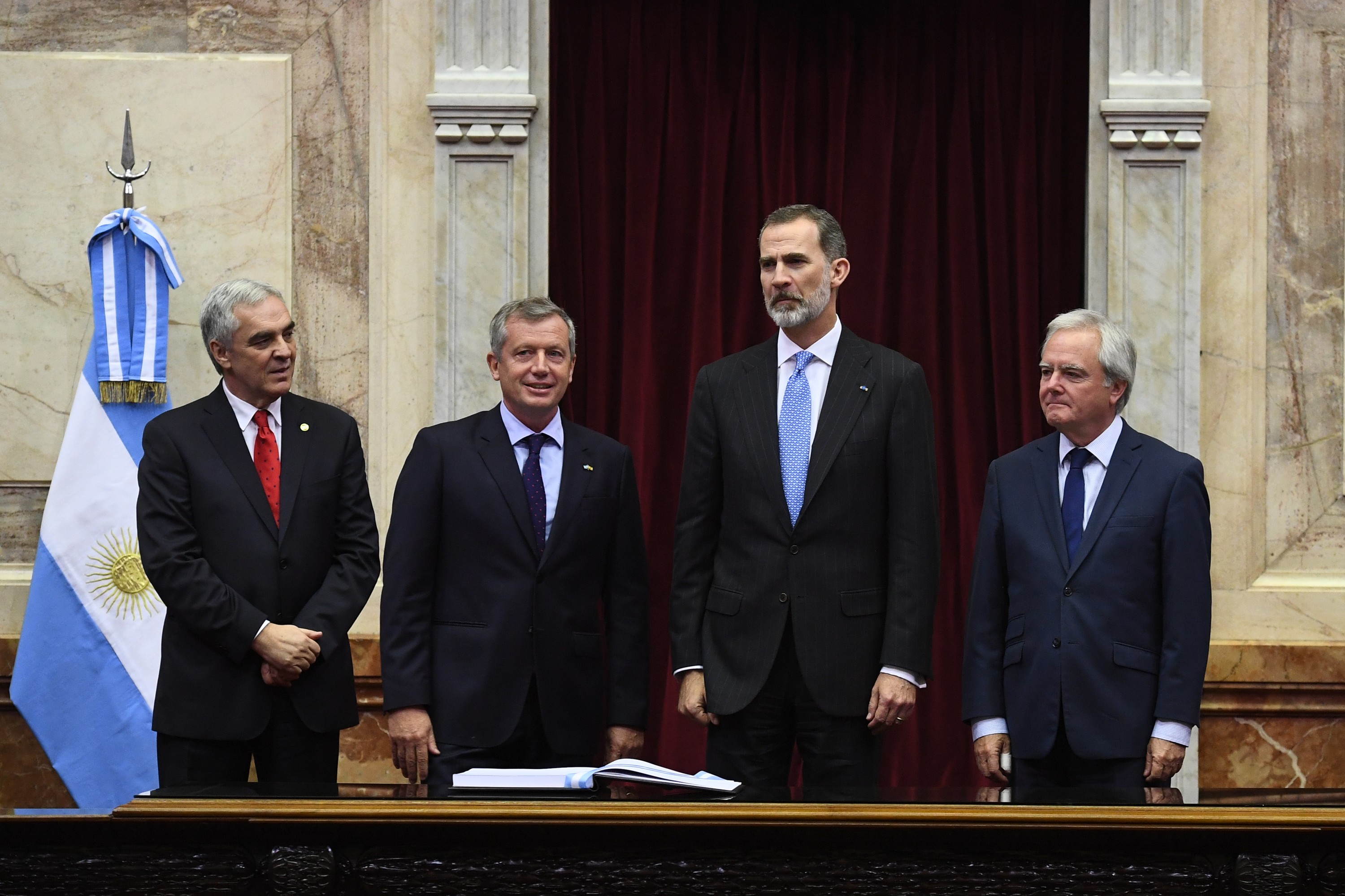 Visita de Felipe VI, Rey de España, al Congreso Nacional 25-03-2019