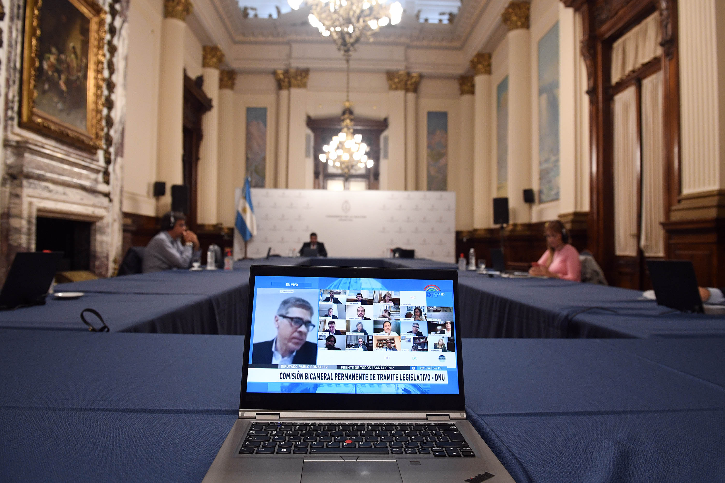 Reunión virtual de la Comisión Bicameral de Trámit