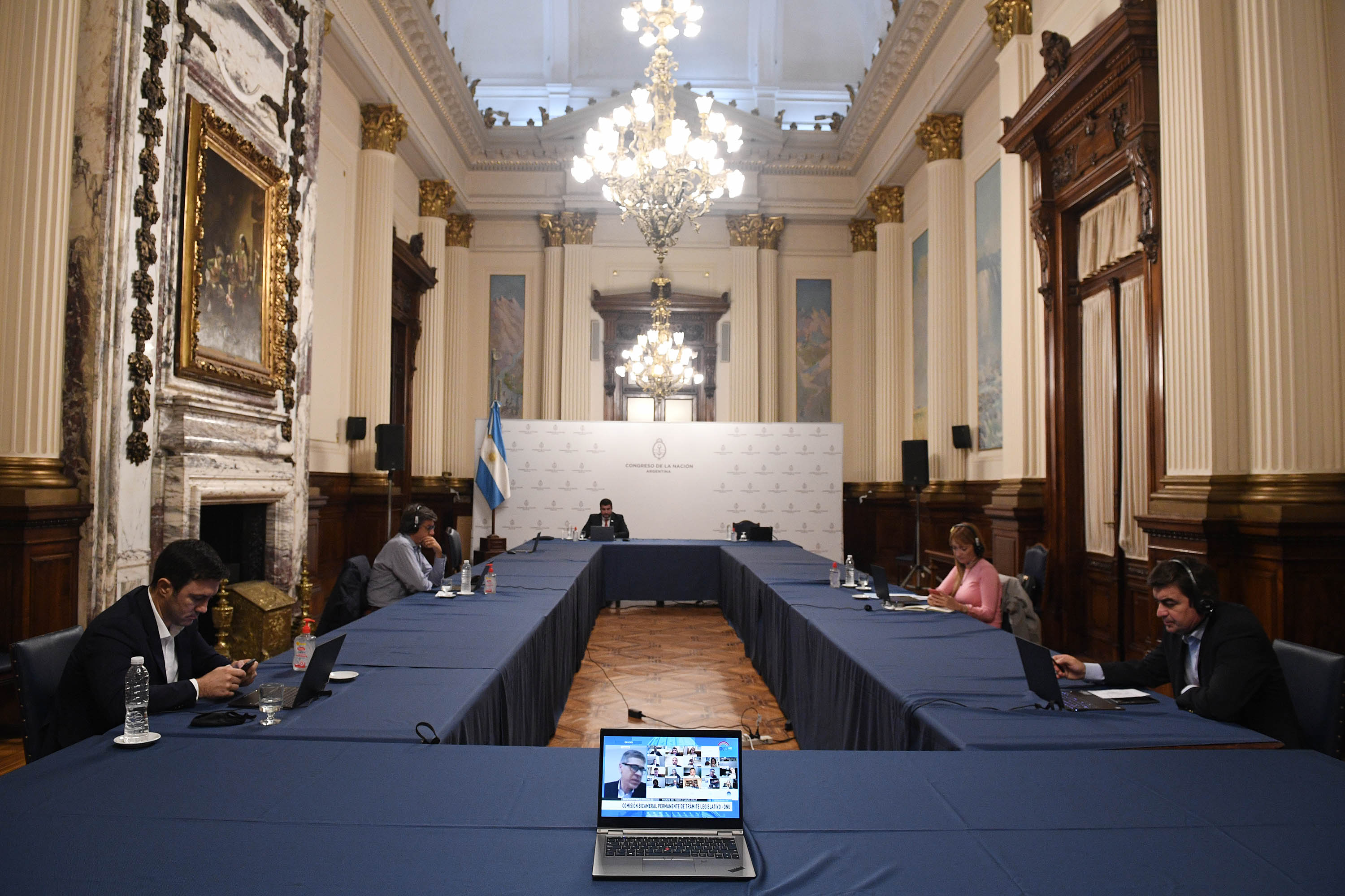 Reunión virtual de la Comisión Bicameral de Trámit