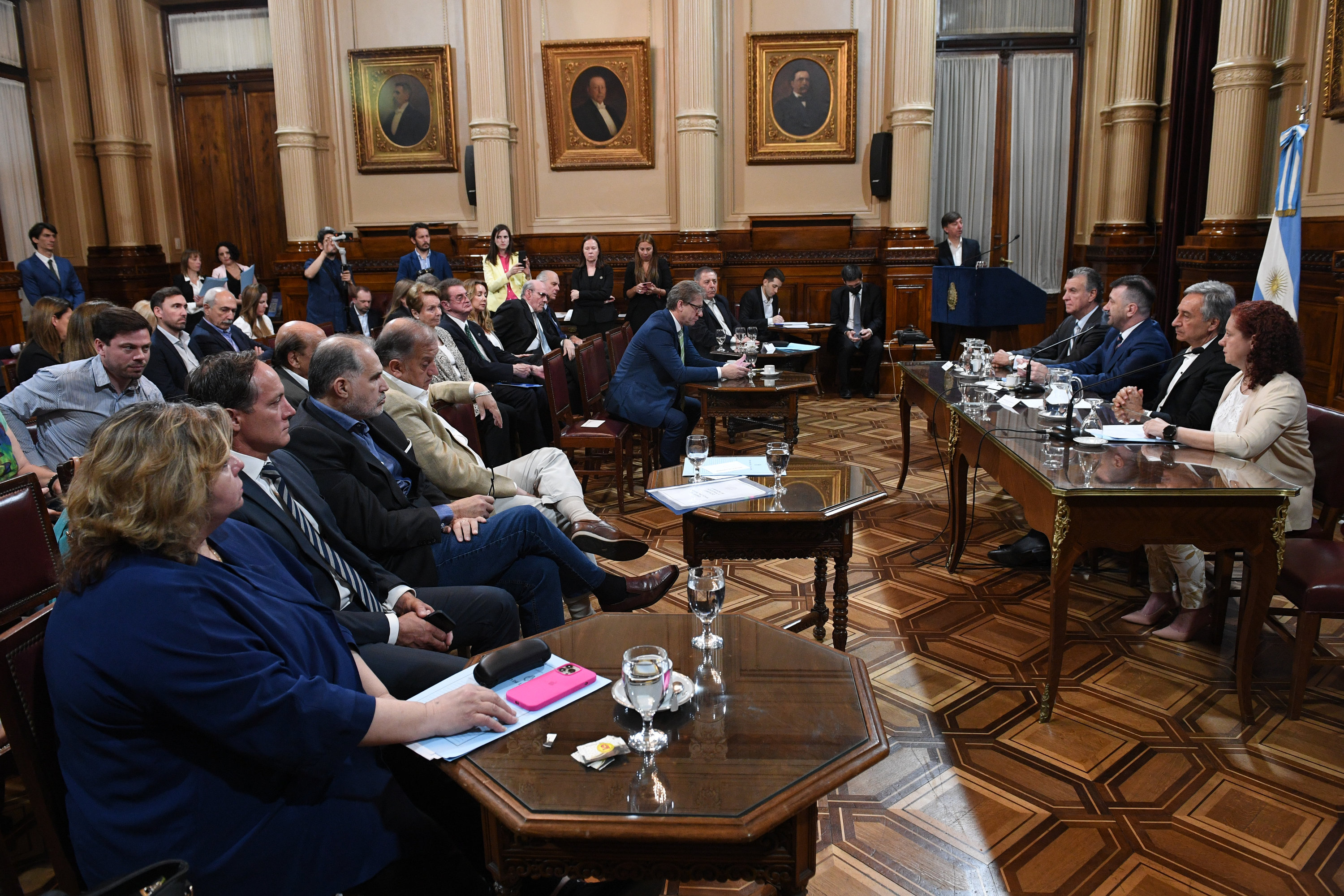 H.S.N. Evento. La comisión de Industria y Comercio recibió a representantes de la Cámara Argentina de Comercio. (Foto: Mario Mosca-Dirección de Comunicación) 